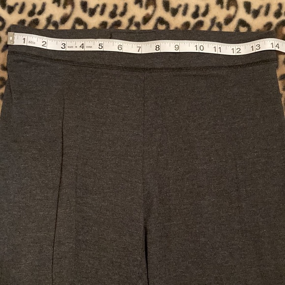 EUC Victoria's Secret PINK LOGO Yoga Pants Leggings Women’s Size M Charcoal Gray - Picture 7 of 9